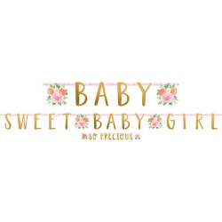 Floral Baby Sweet Baby Girl...