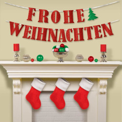 Frohe Weihnachten papír...