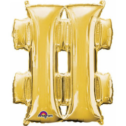 Gold, Arany mini fólia lufi...