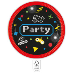 Gaming Party papírtányér 8...