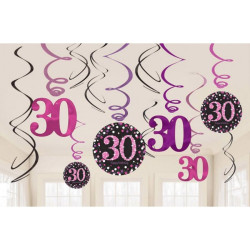 Happy Birthday 30 Szalag...