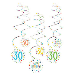 Konfettis Happy Birthday 30...