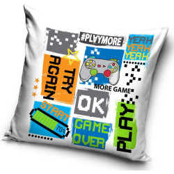 Gamer párna, díszpárna...