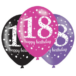 Happy Birthday 18 Pink...
