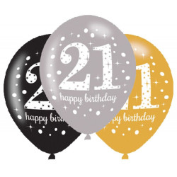 Happy Birthday 21 léggömb,...