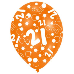 Happy Birthday 21 léggömb,...