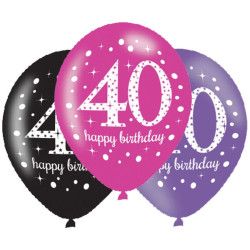 Happy Birthday 40 Pink...