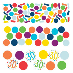 Happy Birthday 30 konfetti