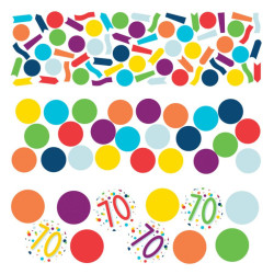 Happy Birthday 70 konfetti