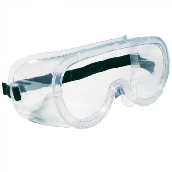 Univerzális gumipántos védőszemüveg, víztiszta lencsével
