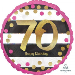 Happy Birthday 70 fólia...