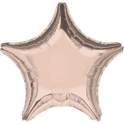Metallic Rose Gold csillag...