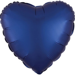 Silk Navy Blue szív fólia...