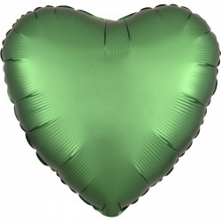 Szatén Emerald szív fólia...