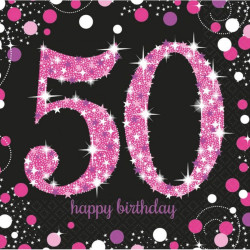 Happy Birthday 50 szalvéta...