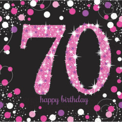 Happy Birthday 70 Pink...