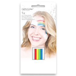 Szivárvány arcfestő készlet