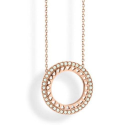 Fehér köves rose gold színű...