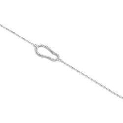 Fehér köves ezüst színű...