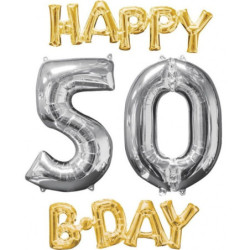 Happy Birthday 50 Fólia...