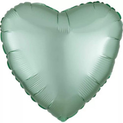 Silk Mint Green szív fólia...