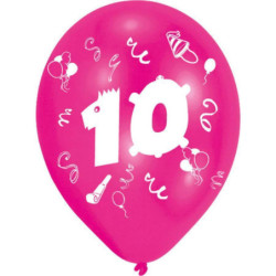 Happy Birthday 10 léggömb,...