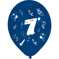 Happy Birthday 7 léggömb,...