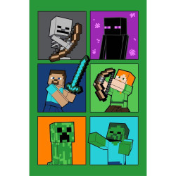 Minecraft Fight Badges...