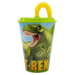 Dinoszaurusz szívószálas...